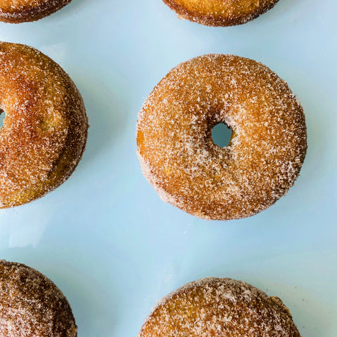 Spiced Donuts with Ginger Cinnamon Sugar